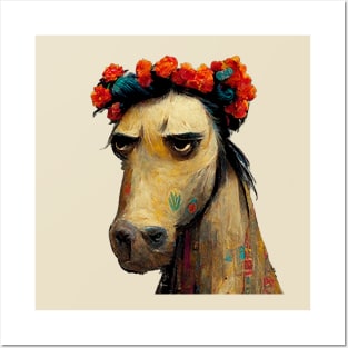 Unhappy Horse Posters and Art